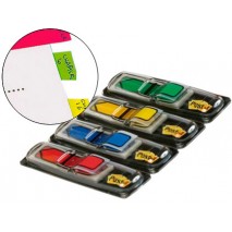 BANDERITAS SEPARADORAS FLECHASDISPENSADOR 4 COLORES CLASICOSPOST-IT INDEX 684ARR3 96 BANDERITAS