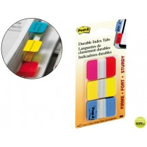 BANDERITAS SEPARADORAS RIGIDASDISPENSADOR 3 COLORES POST-IT INDEX 686-RYB MEDIANOS22 BANDERITAS POR