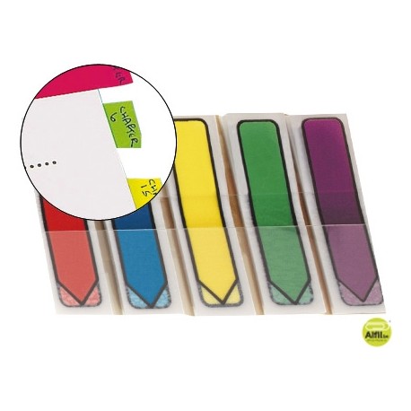 BANDERITAS SEPARADORAS FLECHASDISPENSADOR COLORES BRILLANTESPOST-IT INDEX 684ARR1 100 BANDERITAS
