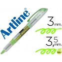ROTULADOR ARTLINE FLUORESCENTEEK-640 VERDE -PUNTA BISELADA