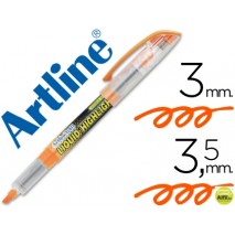 ROTULADOR ARTLINE FLUORESCENTEEK-640 NARANJA -PUNTA BISELADA