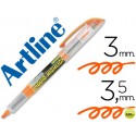 ROTULADOR ARTLINE FLUORESCENTEEK-640 NARANJA -PUNTA BISELADA