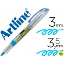 ROTULADOR ARTLINE FLUORESCENTEEK-640 AZUL -PUNTA BISELADA