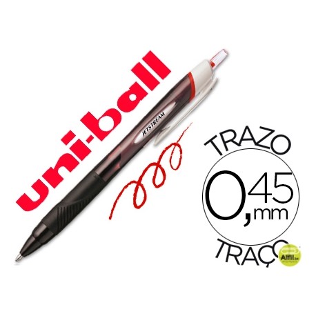 BOLIGRAFO UNI-BALL JET STREAM SPORT SXN-150 ROJO