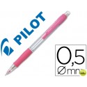 PORTAMINAS PILOT SUPER GRIP ROSA 0,5 MM SUJECION DE CAUCHO