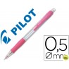 PORTAMINAS PILOT SUPER GRIP ROSA 0,5 MM SUJECION DE CAUCHO