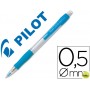 PORTAMINAS PILOT SUPER GRIP CELESTE 0,5 MM SUJECION DE CAUCHO