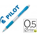 PORTAMINAS PILOT SUPER GRIP CELESTE 0,5 MM SUJECION DE CAUCHO