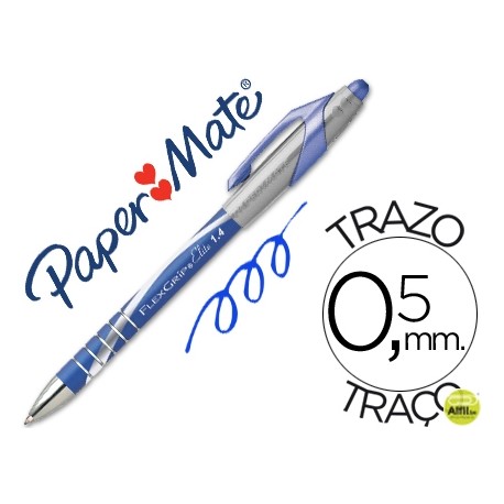 BOLIGRAFO FLEXGRIP ELITE RETRACTIL AZUL