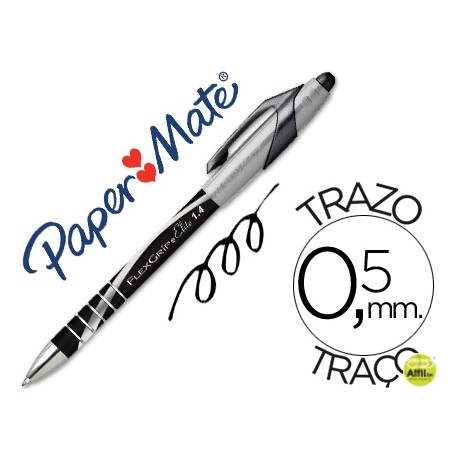 BOLIGRAFO FLEXGRIP ELITE RETRACTIL NEGRO