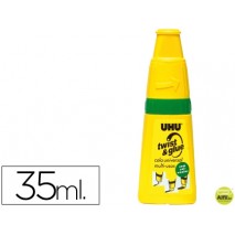 PEGAMENTO UHU TWIST & GLUE SIN DISOLVENTES 35 ML