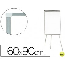 PIZARRA BLANCA Q-CONNECT CON TRIPODE 60X90 CM PARA CONVENCIONES SUPERFICIE LAMINADA ESCRITURA DIRECT