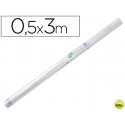 ROLLO PLASTICO ADHESIVO LIDERPAPEL 0,50X3 MT. 8O MICRAS FORRALIBROS REMOVIBLE