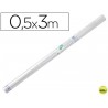 ROLLO PLASTICO ADHESIVO LIDERPAPEL 0,50X3 MT. 8O MICRAS FORRALIBROS REMOVIBLE
