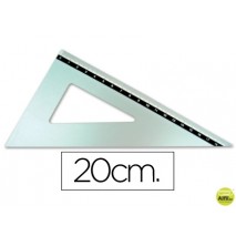 CARTABON Q-CONNECT 20 CM ALUMINIO