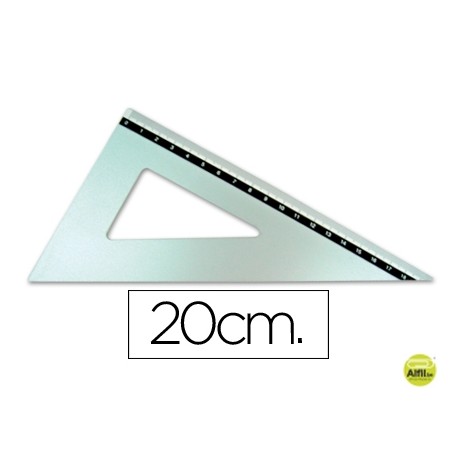 CARTABON Q-CONNECT 20 CM ALUMINIO