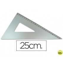 CARTABON Q-CONNECT 25 CM ALUMINIO
