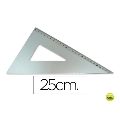 CARTABON Q-CONNECT 25 CM ALUMINIO
