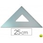 ESCUADRA Q-CONNECT 25 CM ALUMINIO