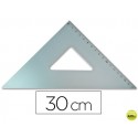ESCUADRA Q-CONNECT 30 CM ALUMINIO