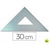 ESCUADRA Q-CONNECT 30 CM ALUMINIO