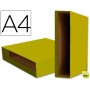 CAJA ARCHIVADOR LIDERPAPEL COLOR SYSTEM A4 AMARILLA
