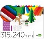 BLOC TRABAJOS MANUALES LIDERPAPEL CARTON ONDULADO 240X315MM 10 HOJAS COLORES SURTIDOS