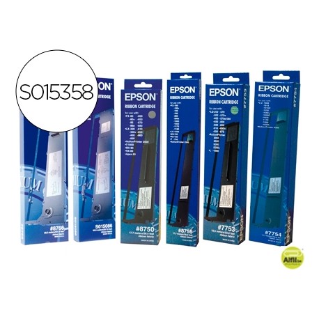 CINTA IMPRESORA EPSON ERC-22B NEGRA M-180 180H 181 182 183 185 190 191 192 195