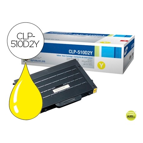 TONER SAMSUNG CLP-510/510N AMARILLO 2000 PAGINAS