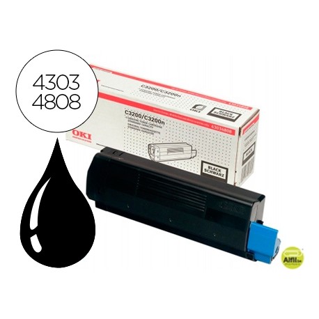 TONER OKI C3200 NEGRO -1.500 PAG-