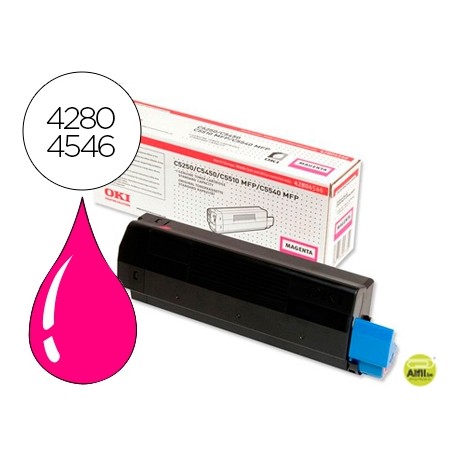 TONER OKI C5250/5450/5510MFP 5540MFP MAGENTA -3.000 PAG-