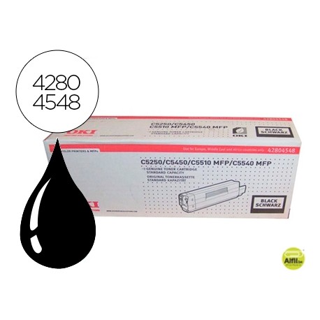 TONER OKI C5250/5450/5510MFP 5540MFP NEGRO -3.000 PAG-
