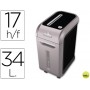 DESTRUCTORA DE DOCUMENTOS FELLOWES SB-99CI CAPACIDAD 17 HOJAS CORTE EN PARTICULAS SAFE SENSE JAM PRO