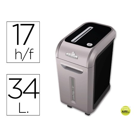 DESTRUCTORA DE DOCUMENTOS FELLOWES SB-99CI CAPACIDAD 17 HOJAS CORTE EN PARTICULAS SAFE SENSE JAM PRO