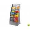 EXPOSITOR FAST-PAPERFLOW DE SUELO DIN A4 POLIESTIRENO 14 CASILLAS 1082X488X340 MM 9,5 KG
