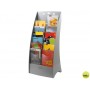 EXPOSITOR FAST-PAPERFLOW DE SUELO DIN A4 POLIESTIRENO 14 CASILLAS 1082X488X340 MM 9,5 KG