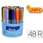 ROTULADOR JOVI MAXI 13 MM BOTE DE 48 UNIDADES 12 COLORES4 UNIDADES DE CADA COLOR.