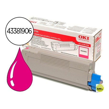 TONER OKI C5600/5700 MAGENTA -2.000 PAG-