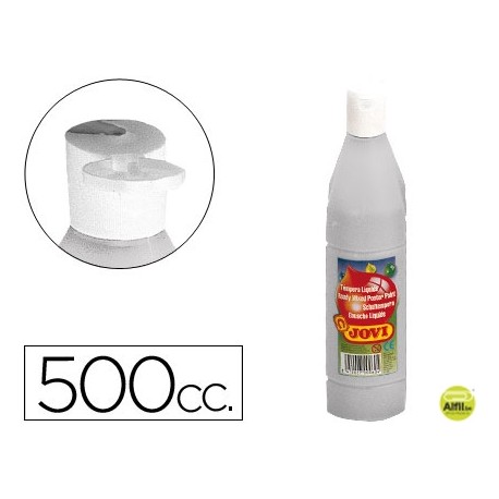 TEMPERA LIQUIDA JOVI 500 CC PLATA