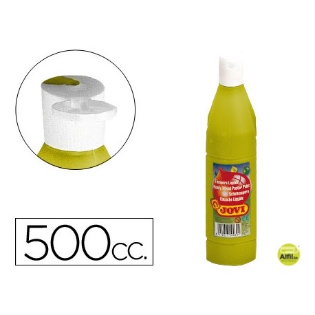 TEMPERA LIQUIDA JOVI 500 CC ORO