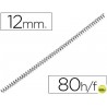 ESPIRAL METALICO YOSAN NEGRO PASO 64 5:1 12 MM CALIBRE 1,00 MM