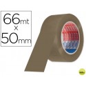 CINTA ADHESIVA TESA MARRON 66 MT X 50 MM -PARA EMBALAJE