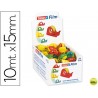 CINTA ADHESIVA TESA STANDARD 10 MT X 15 MM CON DISPENSADOR