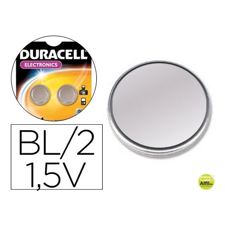 PILA DURACELL ALCALINA LR44 BLISTER 2 BOTON