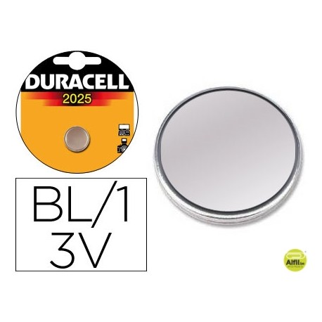 PILA DURACELL ALCALINA CR2025 BLISTER 1 BOTON
