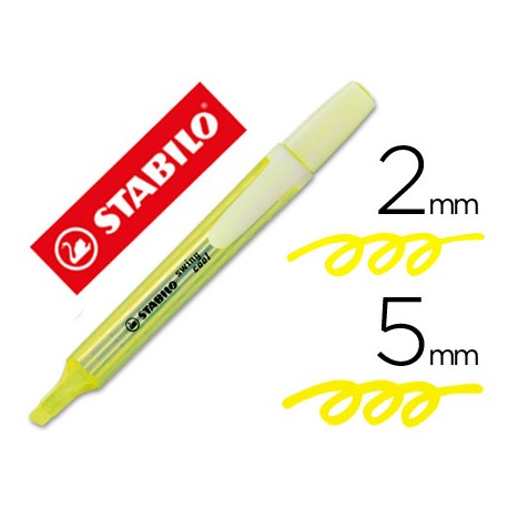 ROTULADOR STABILO MARCADOR FLUORESCENTE SWING COOL AMARILLO