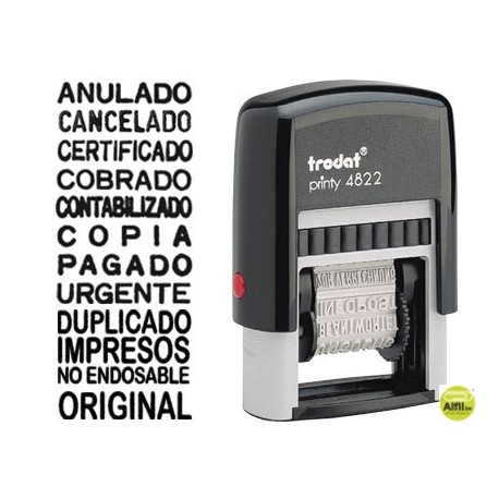 SELLO MULTIFORMULA FRAMUN 12 TEXTOS ENTINTAJE AUTOMATICO4 MM PRINTY 4822