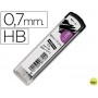 MINAS INOXCROM GRAFITO 0,7 MM -ESTUCHE DE 12 MINAS