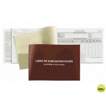 LIBRO SUBCONTRATACION EUSKERA MIQUELRIUS FOLIO NATURAL JUEGO DE 10 HOJAS AUTOCOPIATIVAS