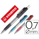 PORTAMINAS STABILO MIN'GUM 0.7 MM CON GOMA DE BORRAR
